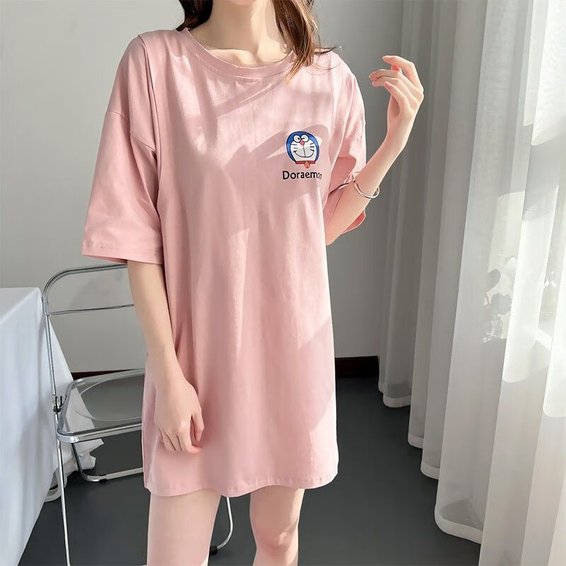 情趣内衣户外大码激情睡衣女制服诱惑床上午夜魅力nn 粉色哆啦a梦m码