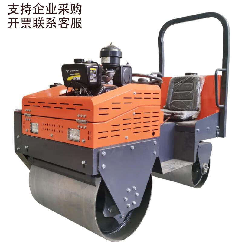 小型压路机3吨震动1吨2吨手扶手推式微型座驾沥青草坪压实压土机 手扶