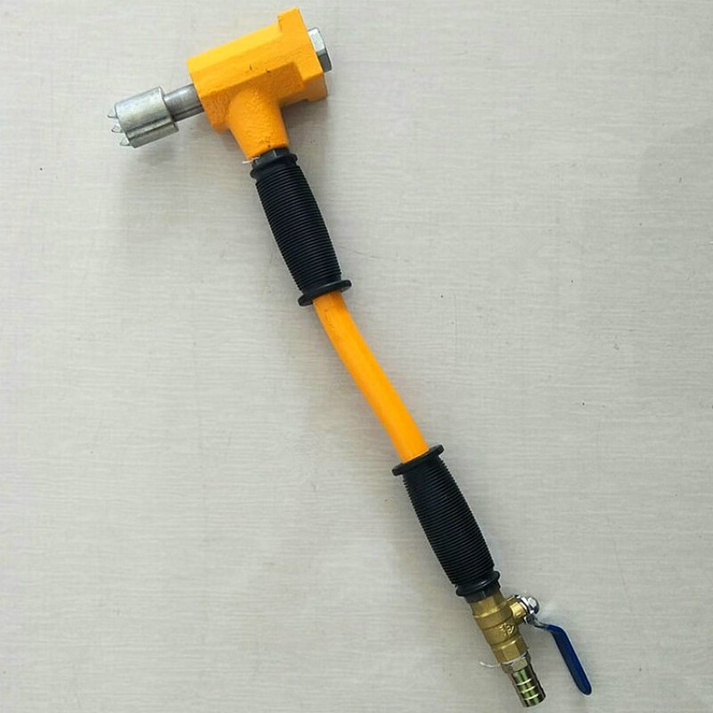 定制手持式混凝土凿毛机小型单双头打毛机手推式11头凿毛机气动凿毛机