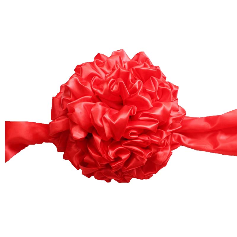 橙央剪彩彩带开业剪彩套装剪彩花球剪彩大红花球开业剪裁剪彩仪式道具