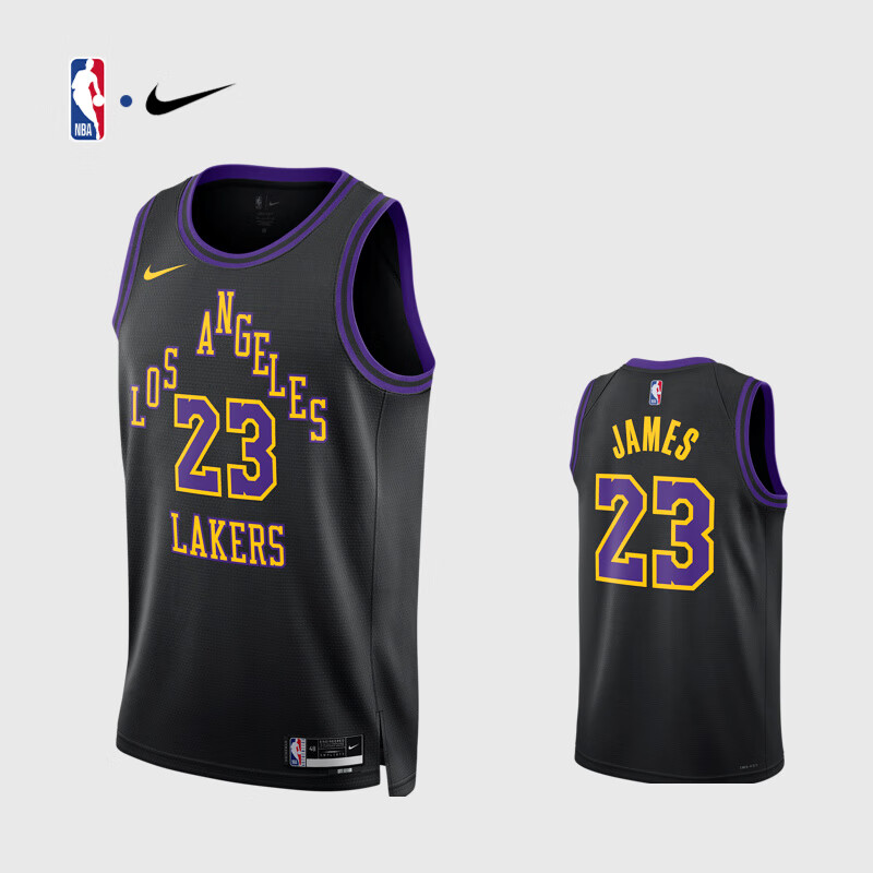 nba 湖人勒布朗詹姆斯球衣 新款城市版时尚运动篮球服 腾讯体育 s