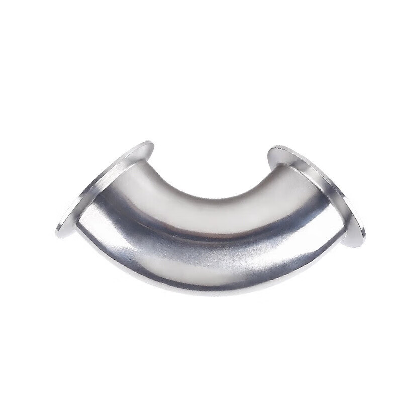 辉周304不锈钢快装弯头90度活接卡盘弯管管件快速接焊接管接头 304