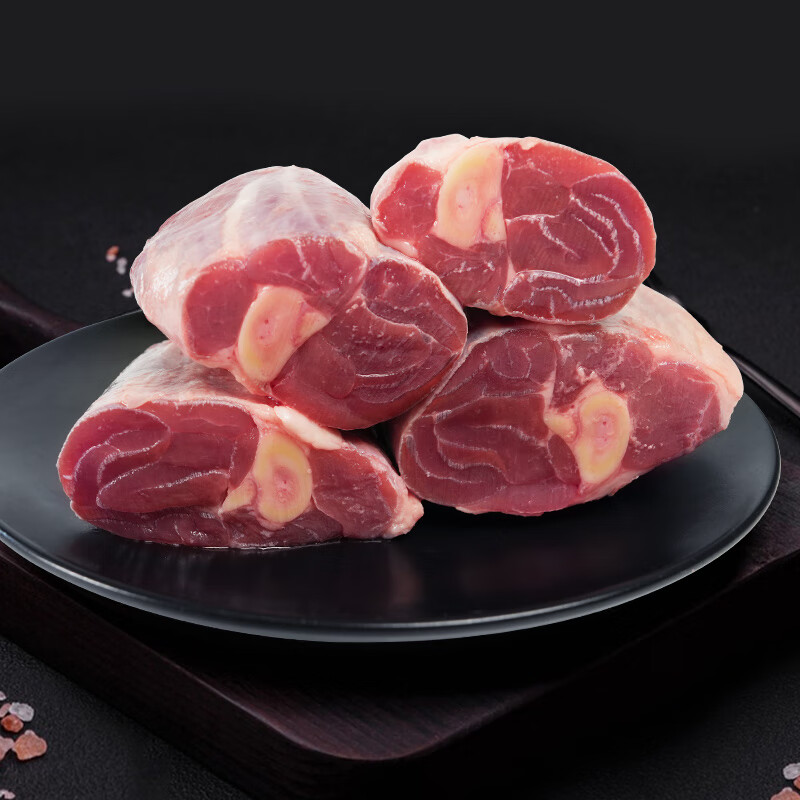 阿吉纳 手把肉羊排 内蒙古羔羊 羊排羊腿切块 羊蝎子 原切羊肉 羊肉生鲜 带肉腱骨块 2斤/袋
