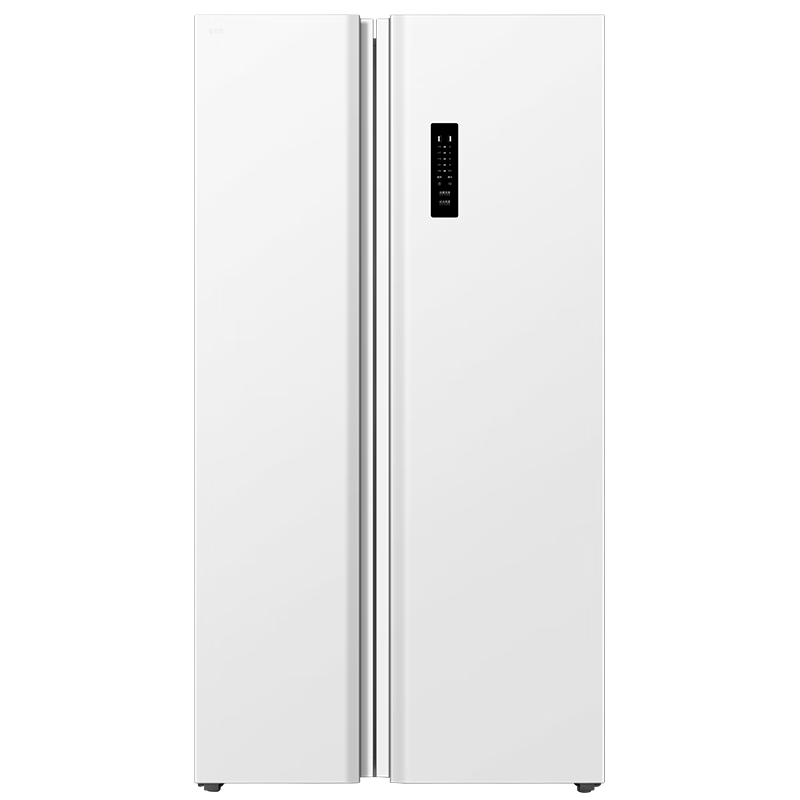 TCL 521升大容量冰箱对开门双开门 风冷无霜分区养鲜电脑控温 家用电冰箱 超薄易嵌入 奶油风白色冰箱 521升对开门