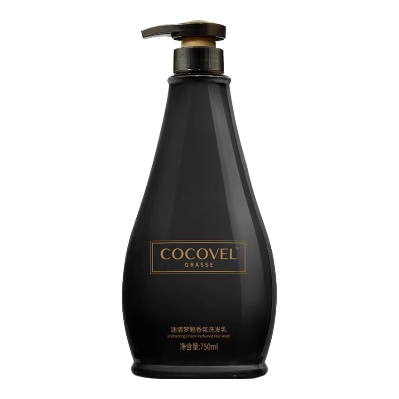 COCOVEL【大容量家庭裝】水潤蛋白洗發(fā)乳滋養(yǎng)柔順撫平毛躁法式香水夢魅香 洗發(fā)水500ml+護(hù)發(fā)素500ml 其他/other