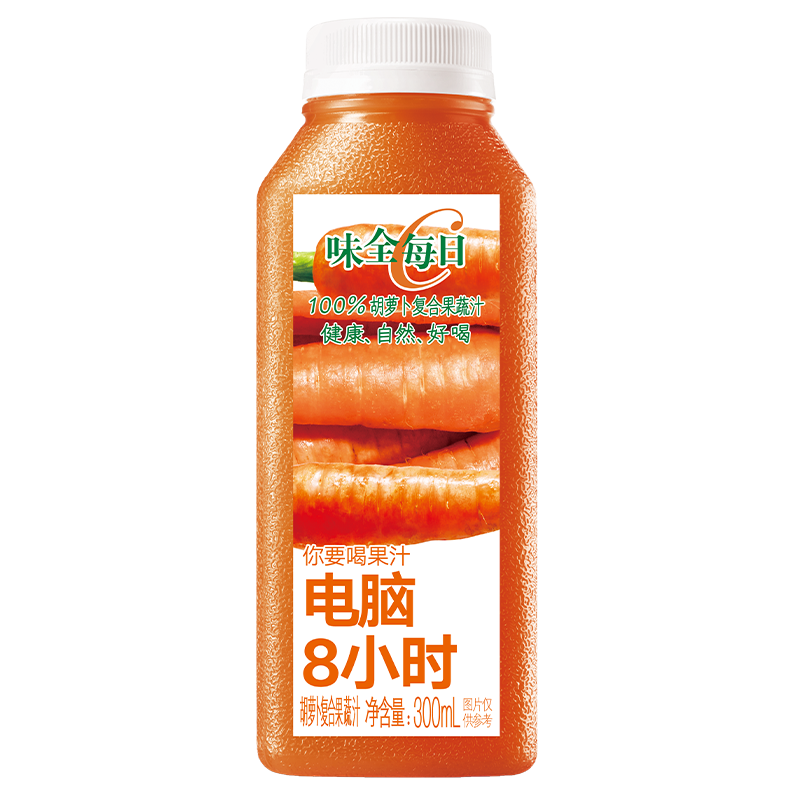 WEICHUAN 味全 每日C 胡萝卜复合果蔬汁 300ml*4瓶