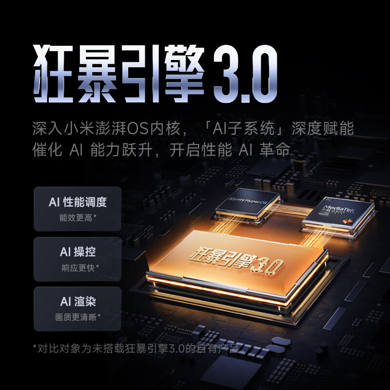 小米Redmi K70E 天玑8300-Ultra小米澎湃OS 12GB+256GB晴雪 AI功能 红米5G手机