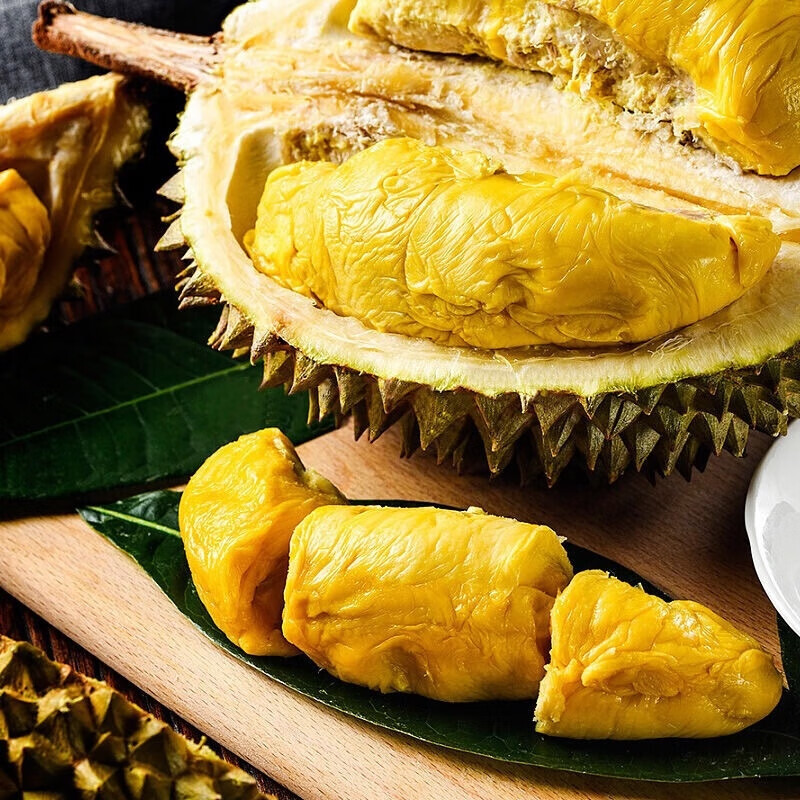 【A+级】泰国金枕榴莲整个新鲜带壳进口金枕14斤一箱榴莲30斤顺丰 金枕3-4斤【1个装】单果包3-4房