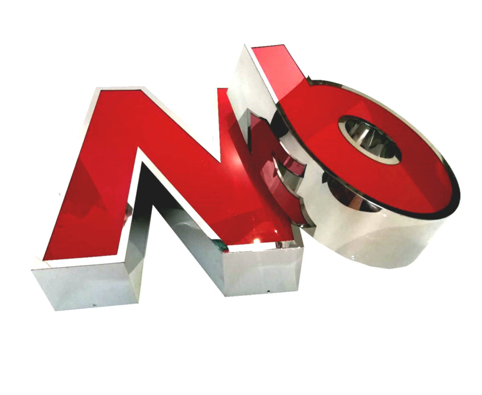 铭汇通亚克力背发光字制作户外双面迷你led字定做门头不锈钢3d发灯箱