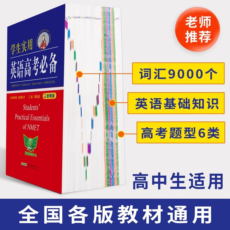 2025新版 学生实用英语高考必备 高中英语词典必背单词3500词 语法词汇手册 刘锐诚 词典英汉字典工具书 高三复习大全