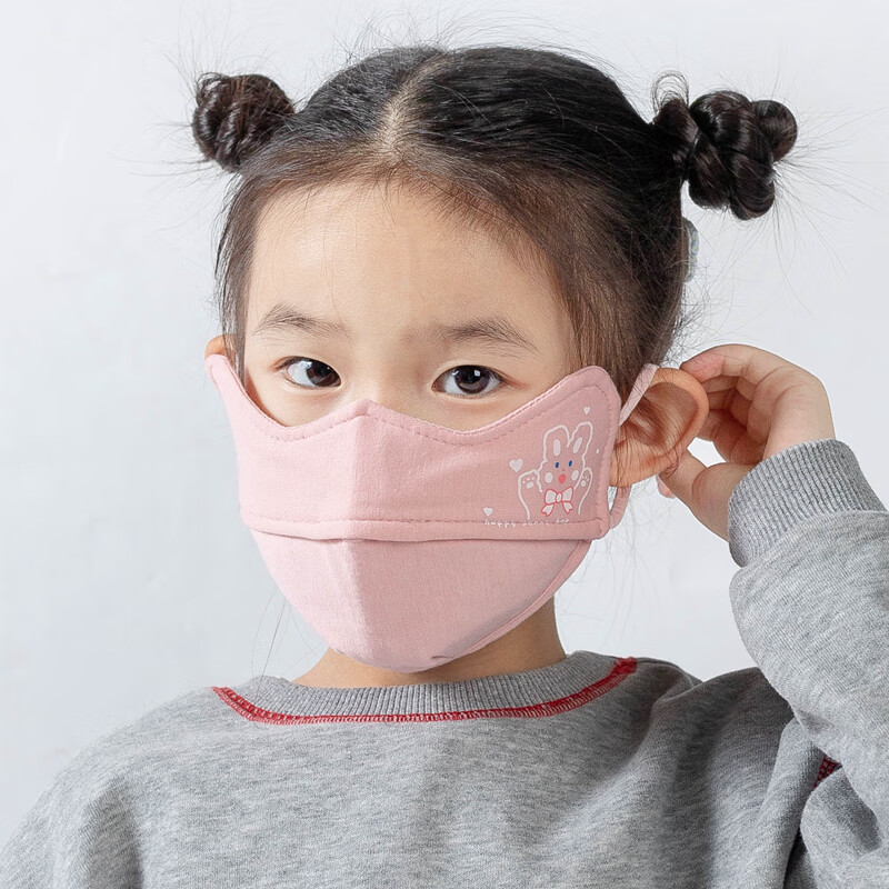 儿童棉口罩冬季 儿童口罩冬季外出防风保暖加厚口罩男女宝宝可爱 加厚