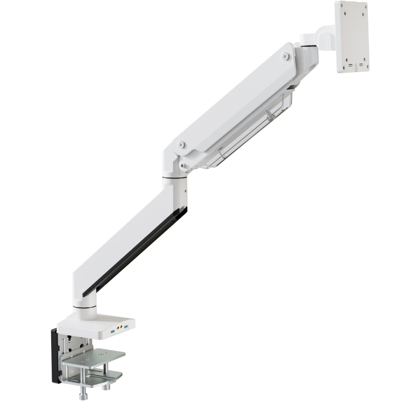 Brateck 北弧 E61U 显示器支架臂 白色