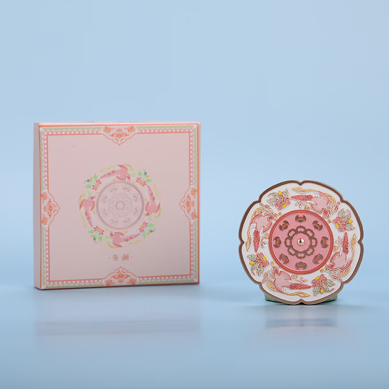 铺麦吉洛阳博物馆朱颜镜系列洛阳博物馆文创朱颜镜手持梳妆镜随身化妆