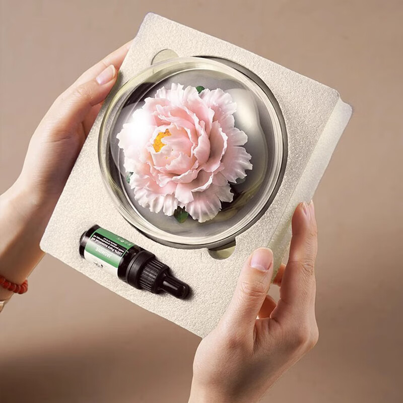 BOSSY非遗手捏国潮牡丹瓷花茶宠限定中国风创意永生花礼盒女神节礼物 【亮丽富有】洛阳黄牡丹瓷花礼盒