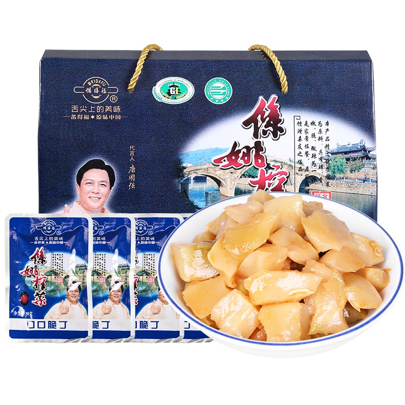 备得福榨菜口口脆丁榨菜芯块下饭菜 30g*50包