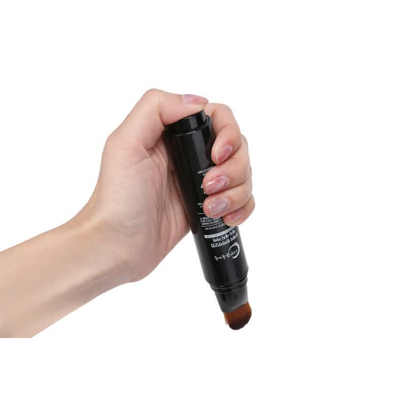 OHICO一次性盖白发染发笔补染棒遮白发美发剂孕妇可用美发笔植物黑发棒 咖啡色