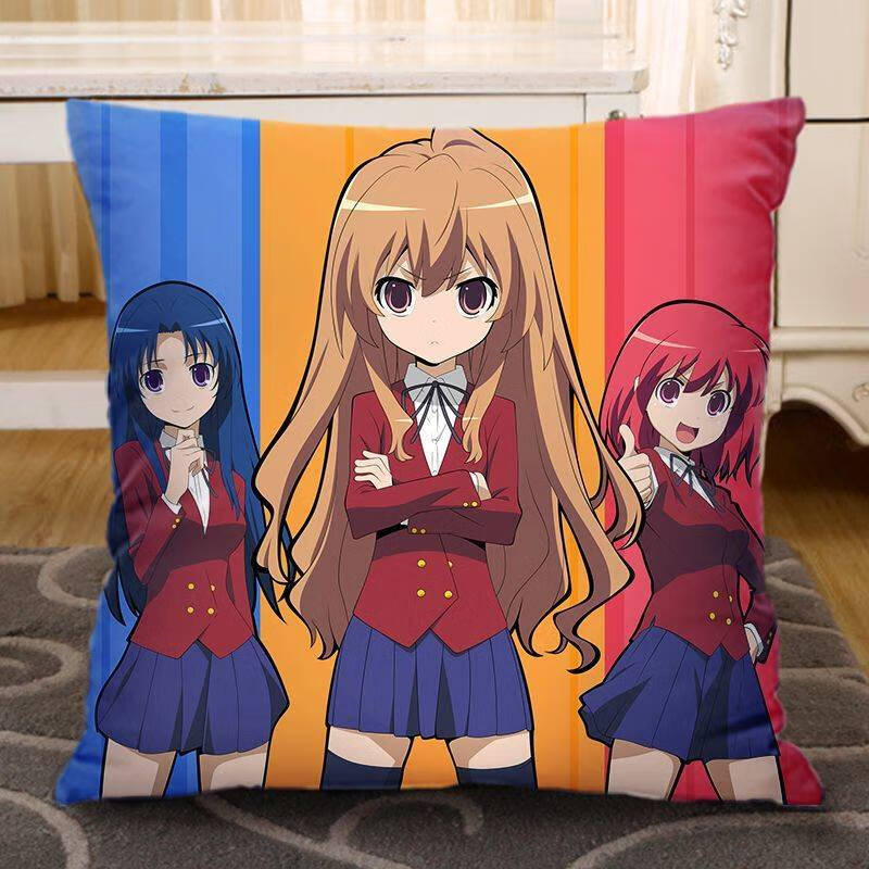 龙与虎抱枕 动漫龙与虎周边抱枕逢坂大河高须龙儿靠垫枕头闺蜜学 01