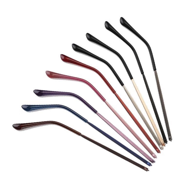 丰辉旭眼镜腿通用眼镜配件金属眼镜腿一对单牙镜腿近视镜太阳镜眼镜腿 银色外牙(螺丝+螺丝刀） 镜腿一对