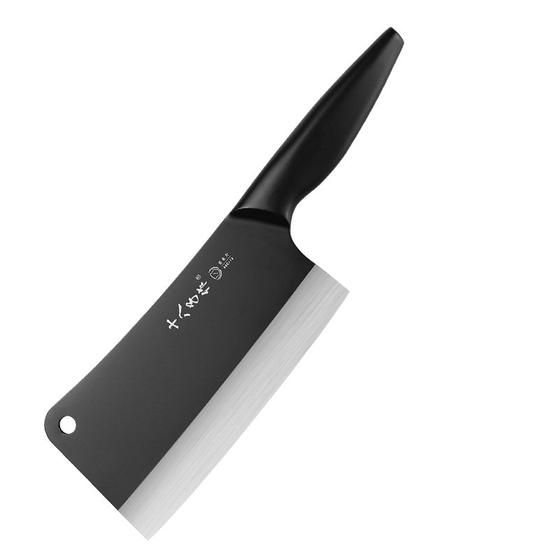 十八子作陽江十八子作抗菌菜刀鋒利不銹鋼家用廚房刀具切肉切菜斬切兩用刀 十八子作抗菌防銹砍骨刀