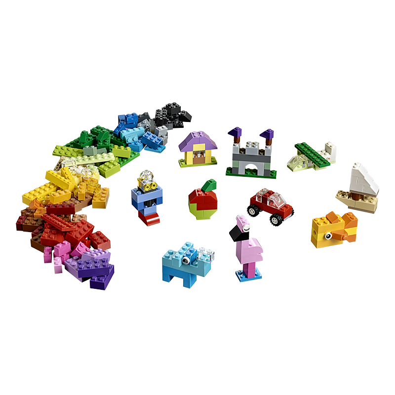 乐高（LEGO）积木拼装10713 创意手提箱男孩女孩儿童玩具生日礼物