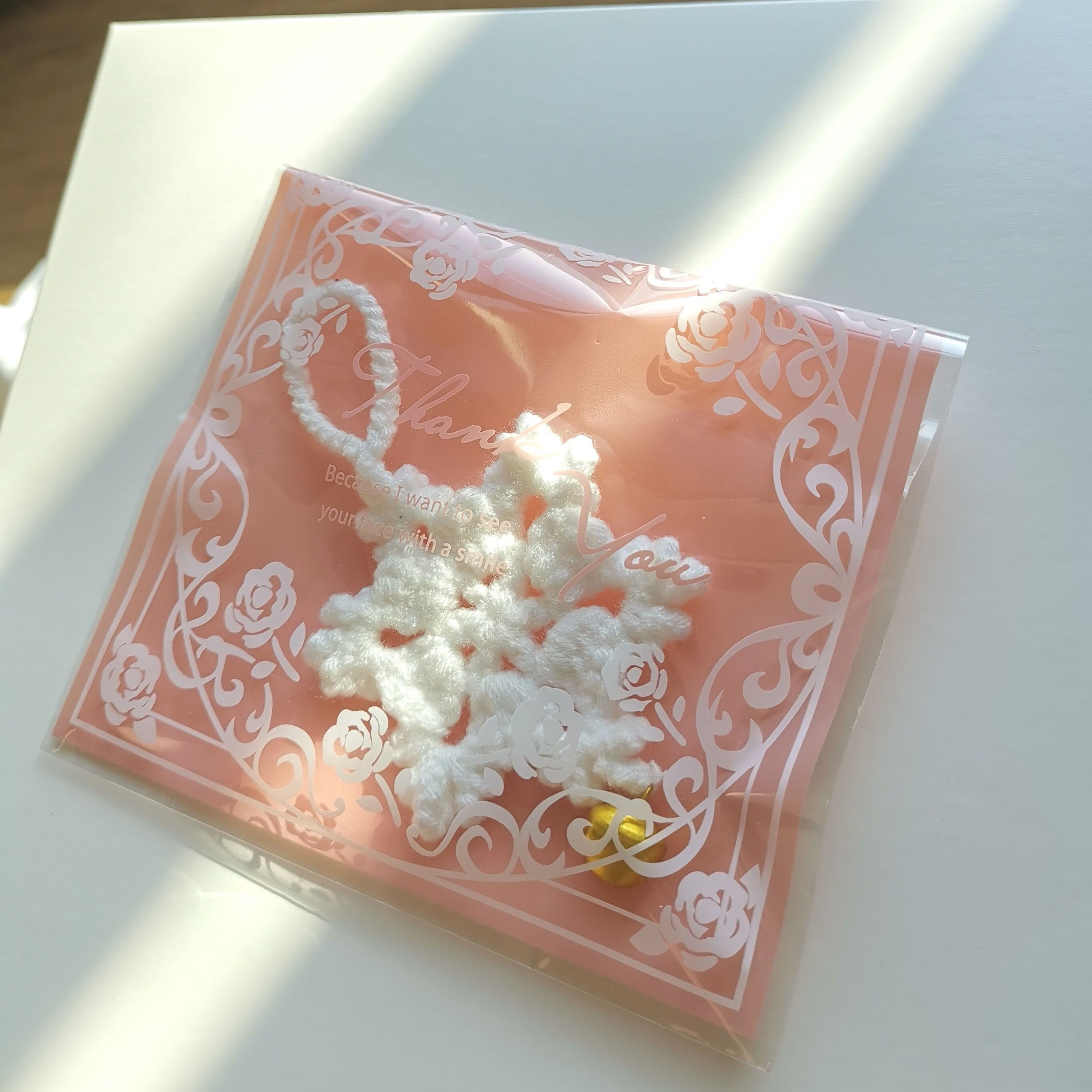 oqb幼儿园手工材料包 雪花带你冬天的片雪花手工diy钩针毛线编织自制