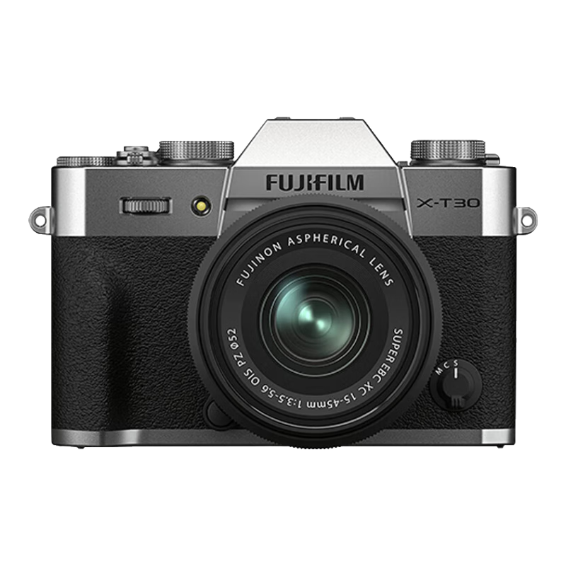 富士（FUJIFILM）XT30III XT30三代 XT30II/二代升级款套机 微单数码相机 6KVlog视频摄影 富士XT30 III 银 单机身 (新品特惠) 官方标配