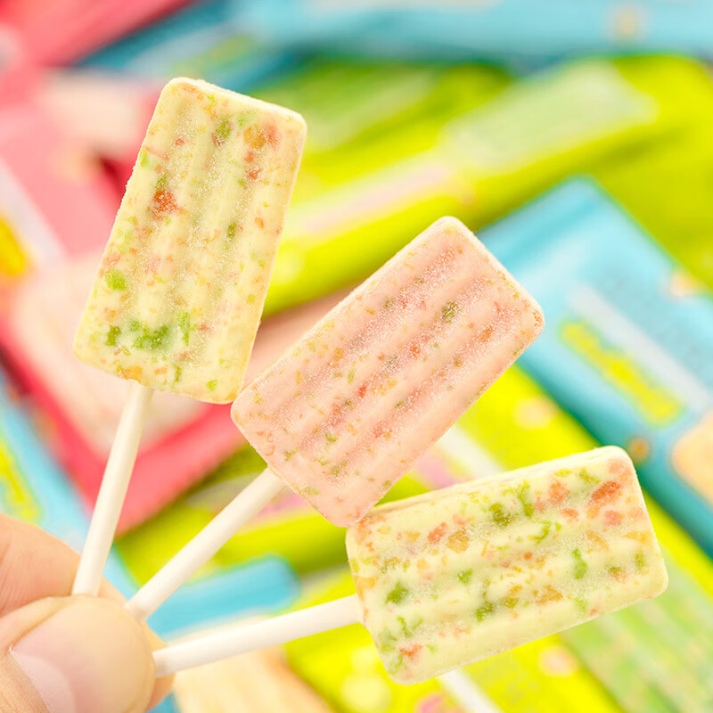 棒棒糖果结婚庆喜糖接吻奶棒糖儿童礼物解馋追剧小零食 哈密瓜味72g/1