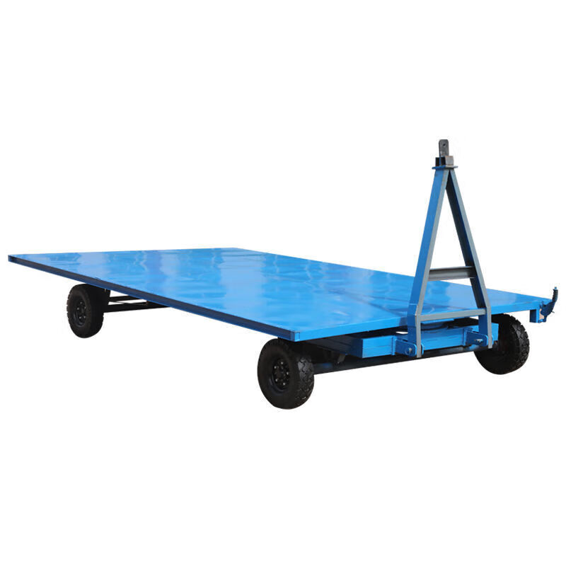 定制厂区转运车叉车牵引平板拖车重型工具车10吨物流货物周转拖车