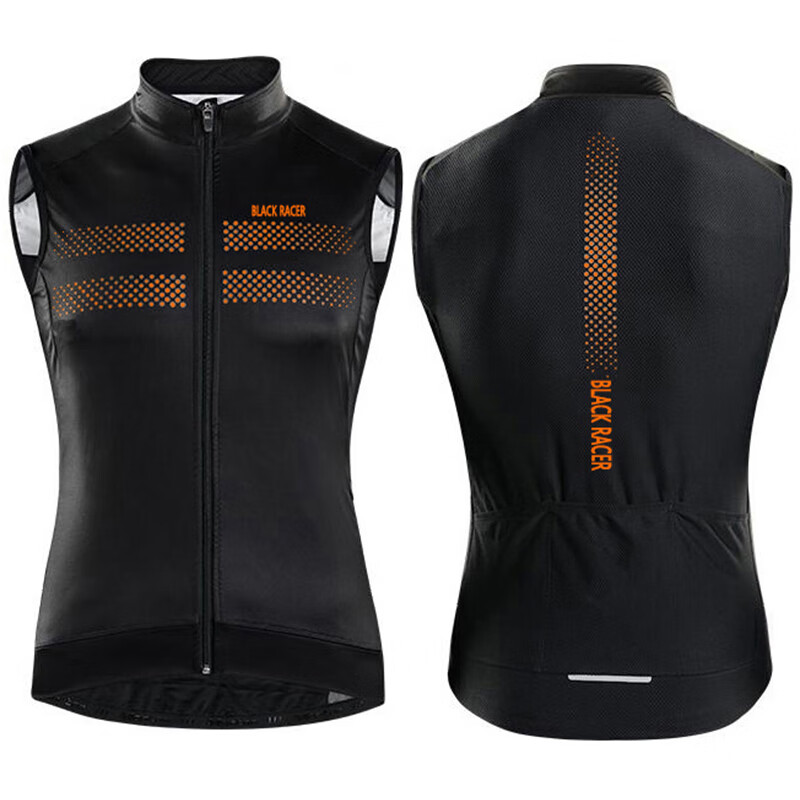 泊威尔骑行护腰马甲冬季抓绒刷毛自行車春秋男女无袖脚踏外穿背心夏季