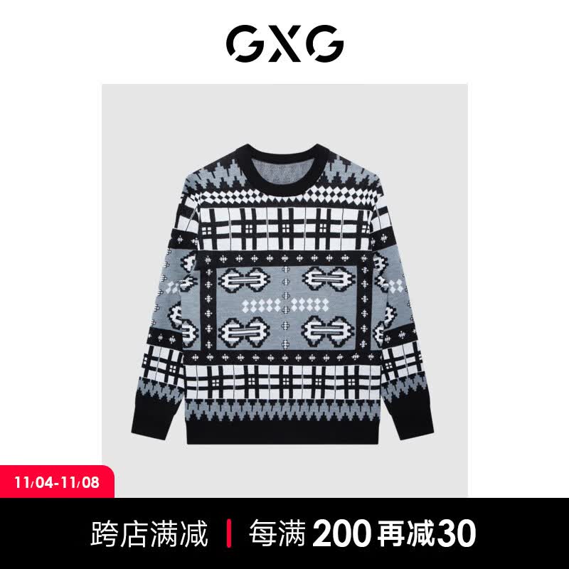 GXG男装【生活系列】21年冬季新款商场同款重塑系列花色低领毛衫 花色 175/L怎么看?