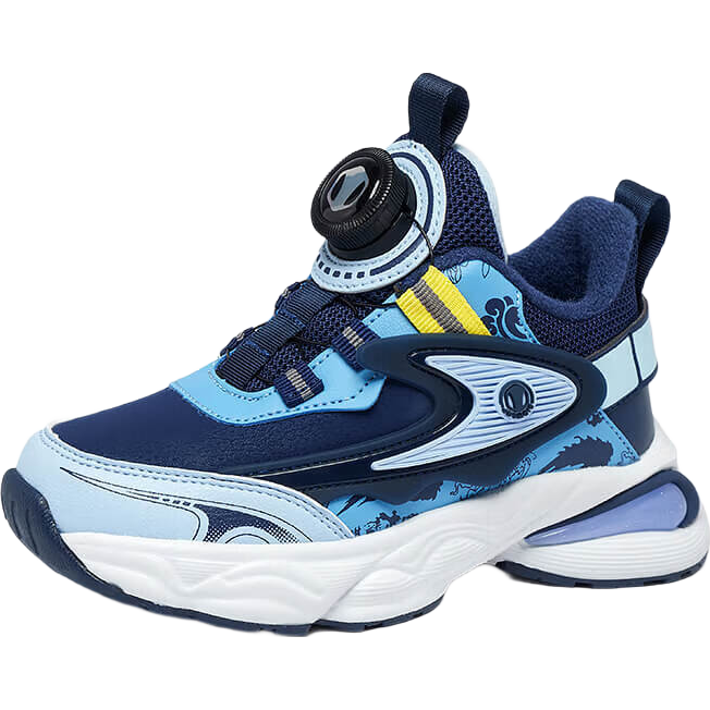 大黄蜂童鞋儿童运动鞋加绒冬季男童棉鞋 B1023518920R深蓝色(二棉)42