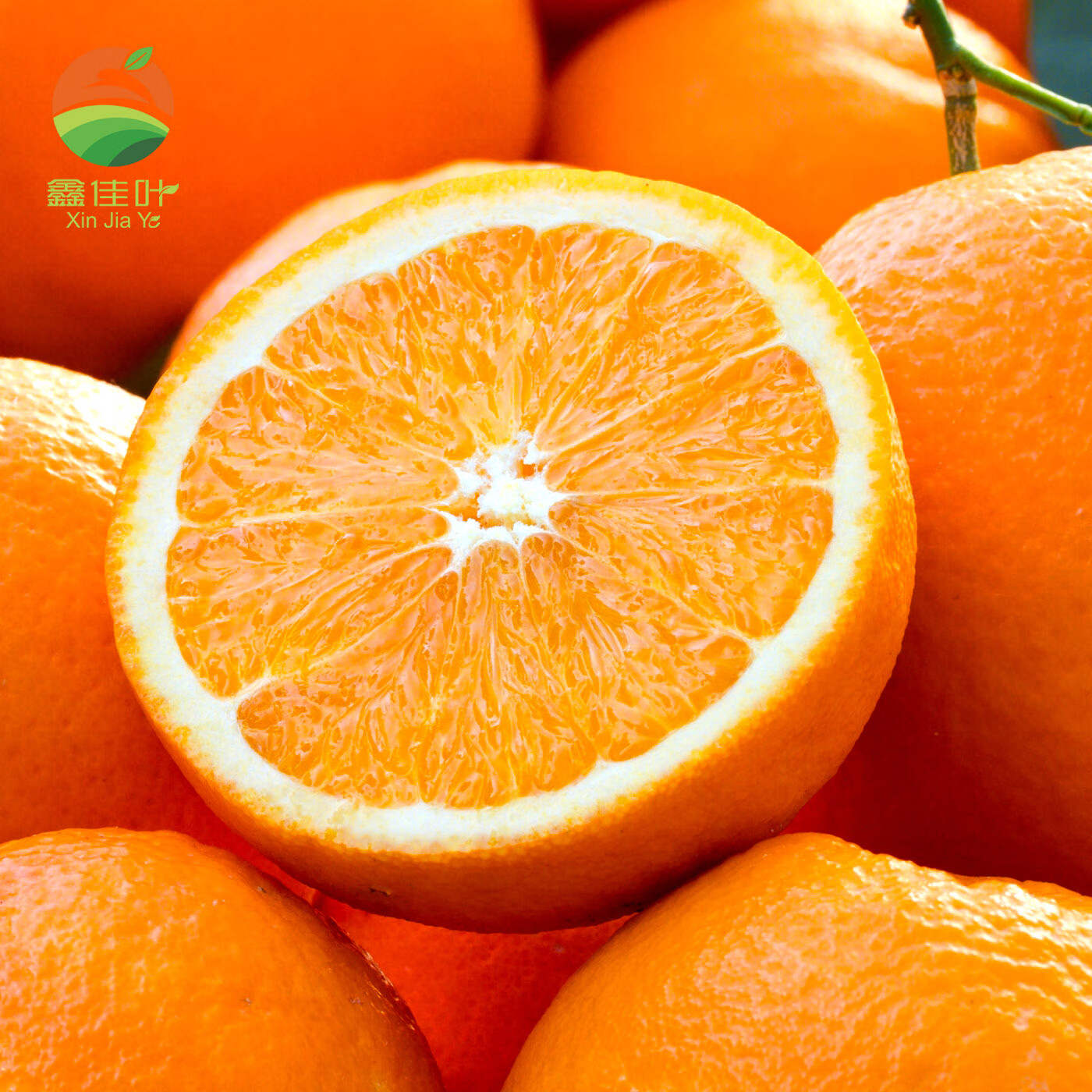 鑫佳叶（xingjiaye）湖南纽荷尔脐橙 新鲜橙子 中果 65-70mm 4.5斤