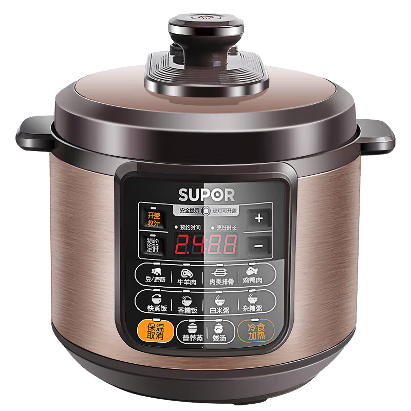 �ղ�����ѹ���� ˫�� 5L���ܼ��õ��ѹ�� ����ԤԼ�๦�ܵ緹�� 4-6-8�� CYSB50YCW10D-100 245.65Ԫ(������)