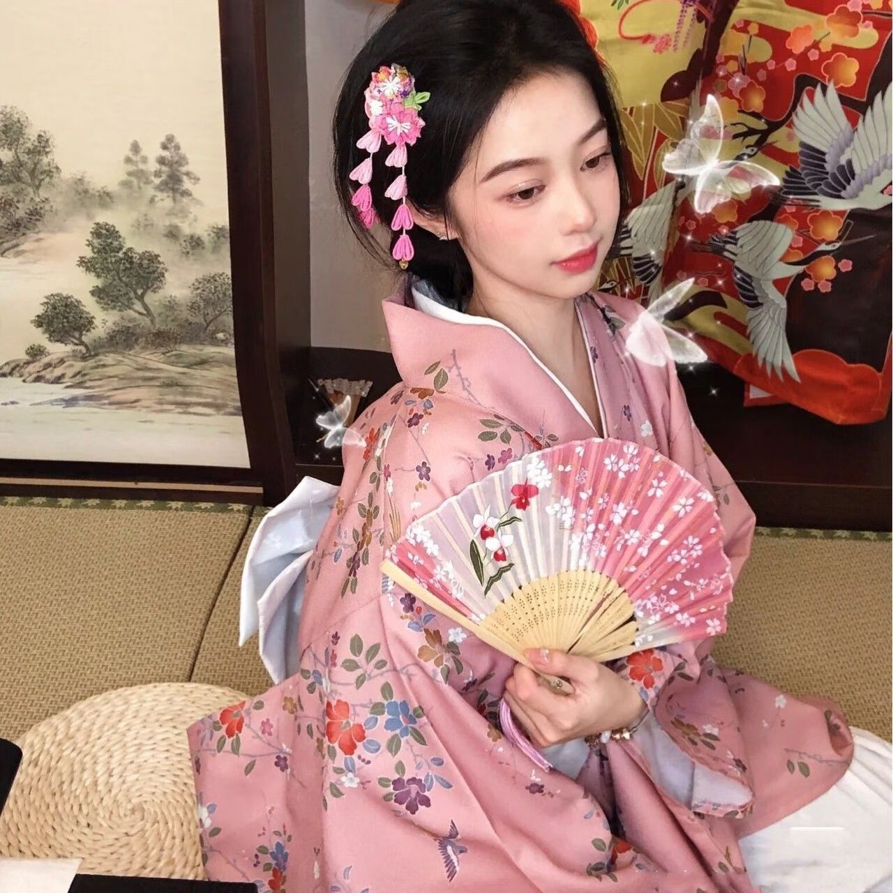 和服带简易腰封 扇子(不含蝴蝶3