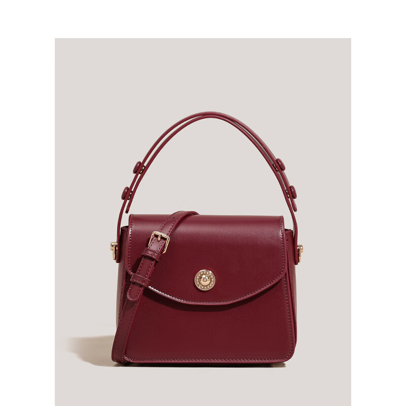 高级感包包女轻奢2024新款单肩斜挎女包腋下包 红色-收藏加购配礼袋