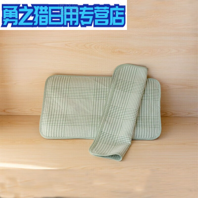 亞麻枕巾棉麻枕頭巾夏天涼爽空調(diào)席透氣吸汗哈麻雙鶴枕頭單人 枕巾一對(ER009款) 50*80CM