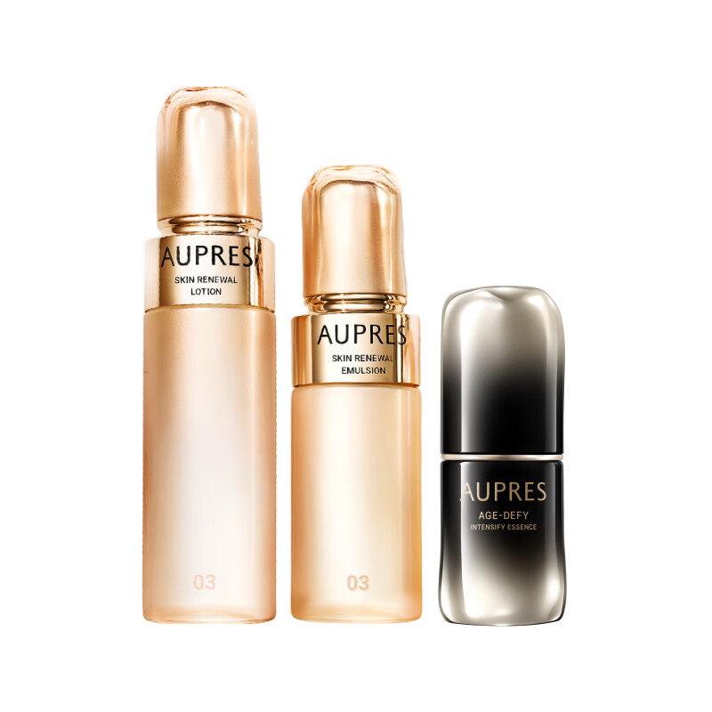 欧珀莱（AUPRES）生日礼物送女友送妈妈 补水保湿抗皱 臻源凝时护肤品套装  含水替 水乳+恒久精华30ml 3件套