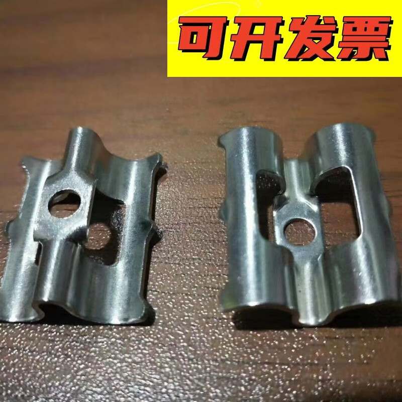 戶外防腐木地板卡扣扣件塑木地板卡扣扣件戶外地板卡扣扣件 1包100個(gè) 不銹鋼卡扣27*23