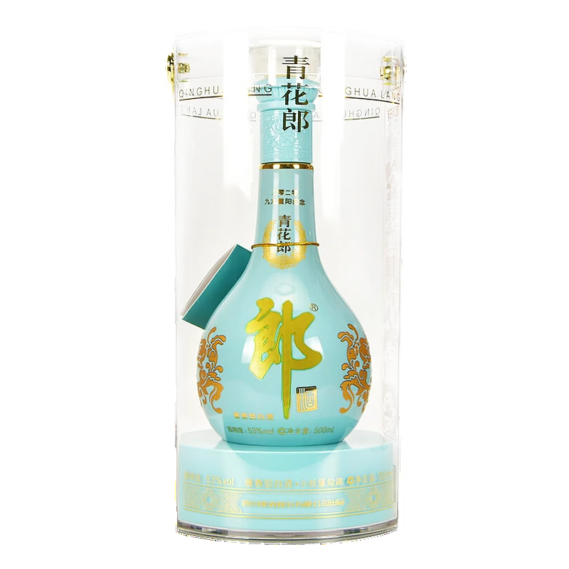 郎酒2020年酱香型高度四川白酒 年份老酒  收藏酒佳节礼盒 送礼 53度 500mL 1瓶 青花郎重阳纪念酒