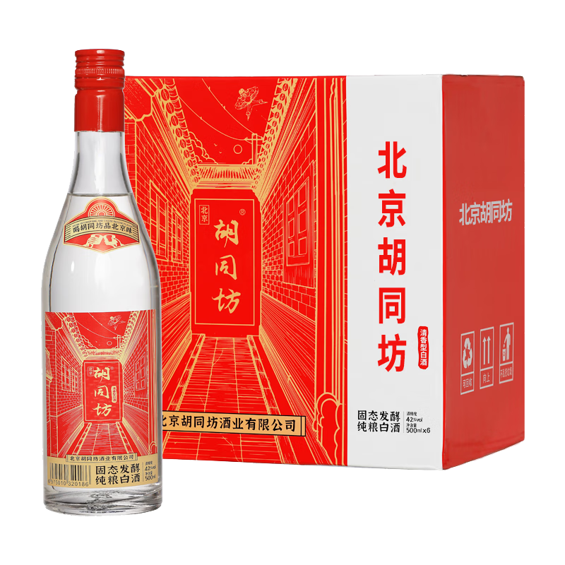 hutongfang/��ͬ�� ��걱������ͷ 42�� ������ 500ml 6ƿ85Ԫ