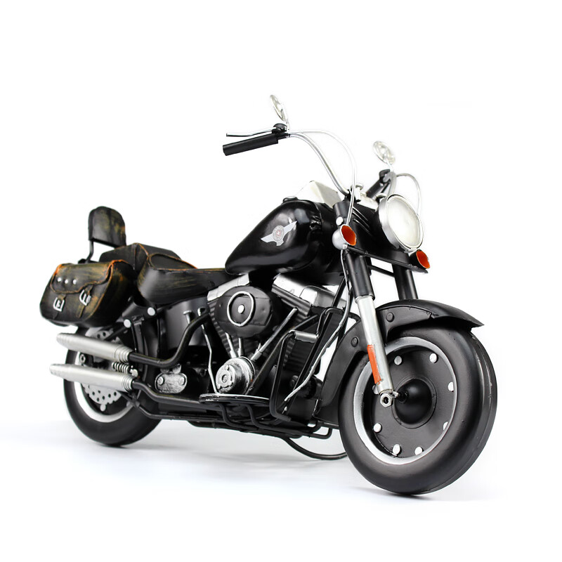 哈雷摩托车模型1比6铁艺摆件客厅复古装饰品工业风家居饰品礼物男