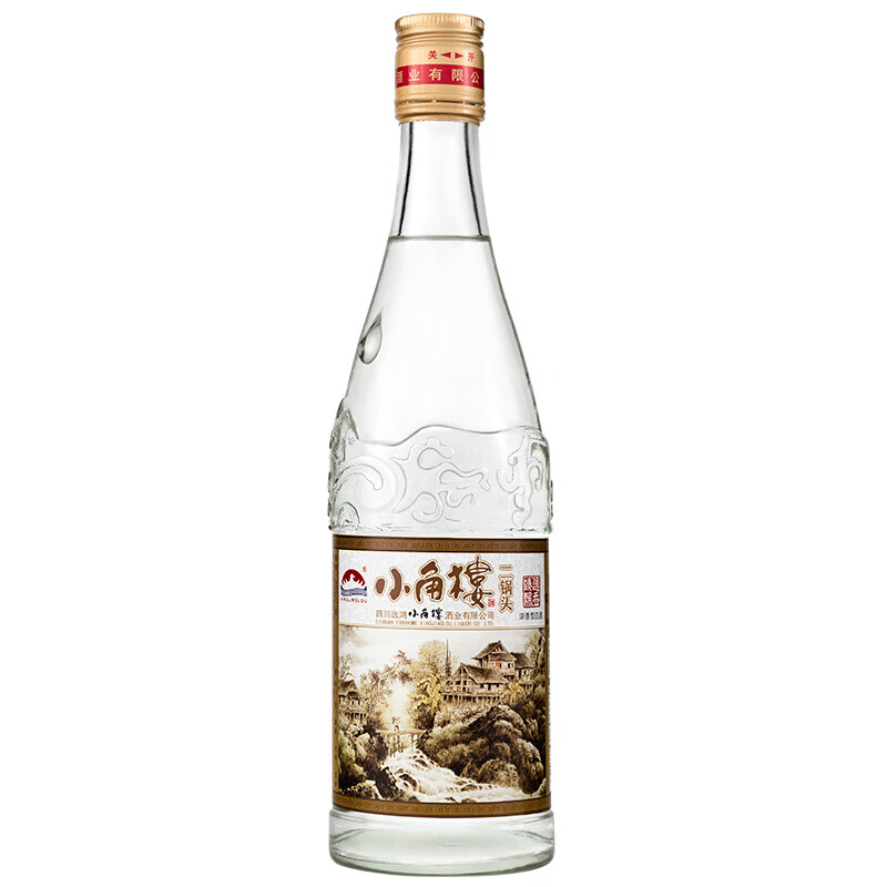 小角楼【官方正品】二锅头 52度浓香风格固液法白酒特价口粮酒 52%vol 500mL 6瓶 整箱装