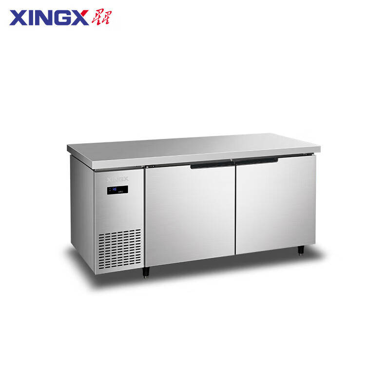 星星(xingx)冷藏保鲜工作台商用操作台砧板柜平面卧式冰柜奶茶店水