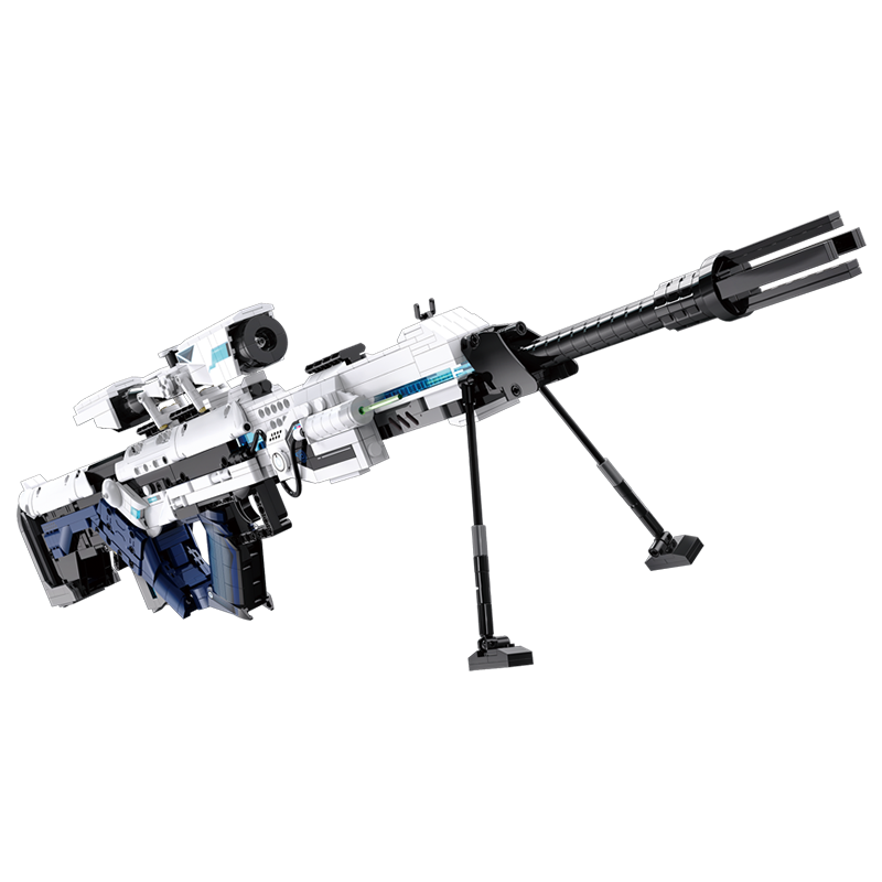 咔搭荒野行動 88式科幻積木槍拼插積木模型兒童手動槍玩具槍生日禮物 C81055