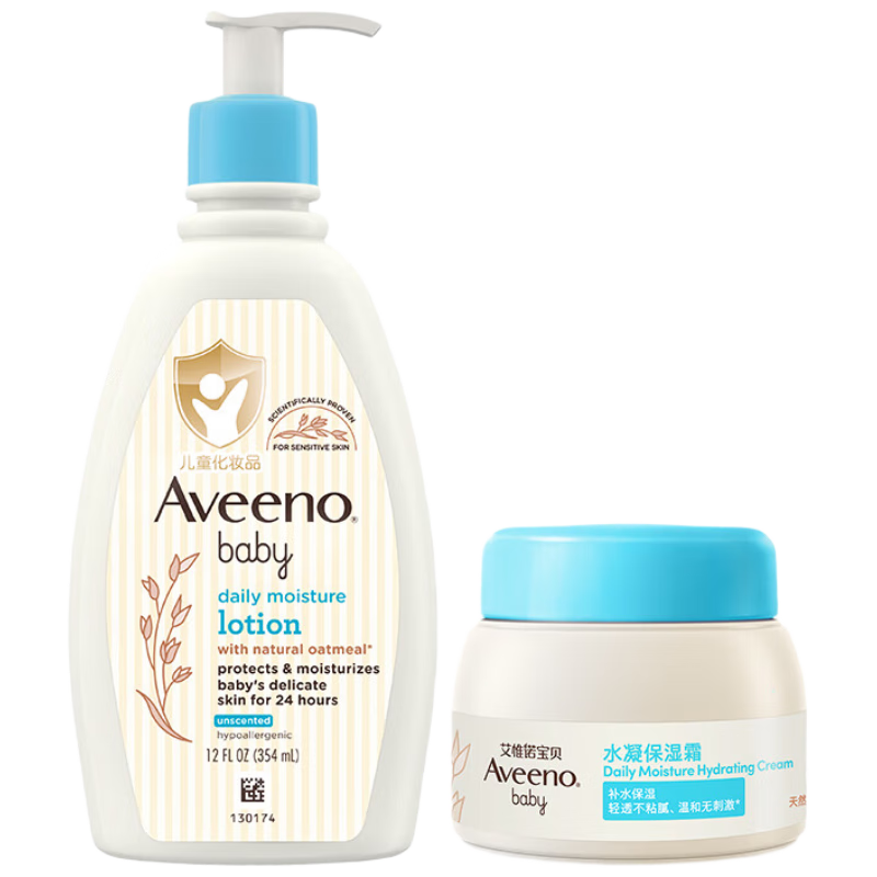 ���ڲ�������Ωŵ��Aveeno����ͯ��˪������Ӥ��������˪354ml+��˪55g