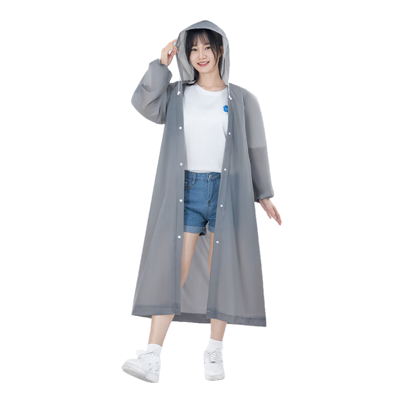 巴迪高（BADIGAO）一次性雨衣雨披加厚一体全身防暴雨骑手电动车户外登山成人带帽