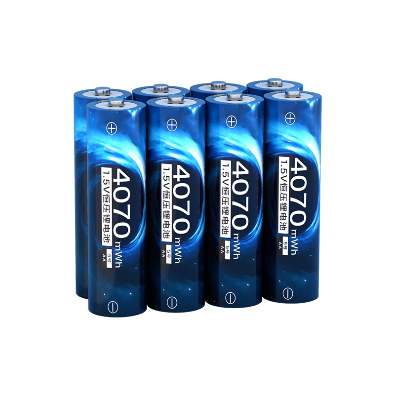 ���ڲ����������գ�Delipow��5�ų��﮵��4070mWh������1.5V��ѹ���8�� AA���������Ϸ�ֱ�/����/��Ͳ/Ѫѹ��/�綯��ߵ�