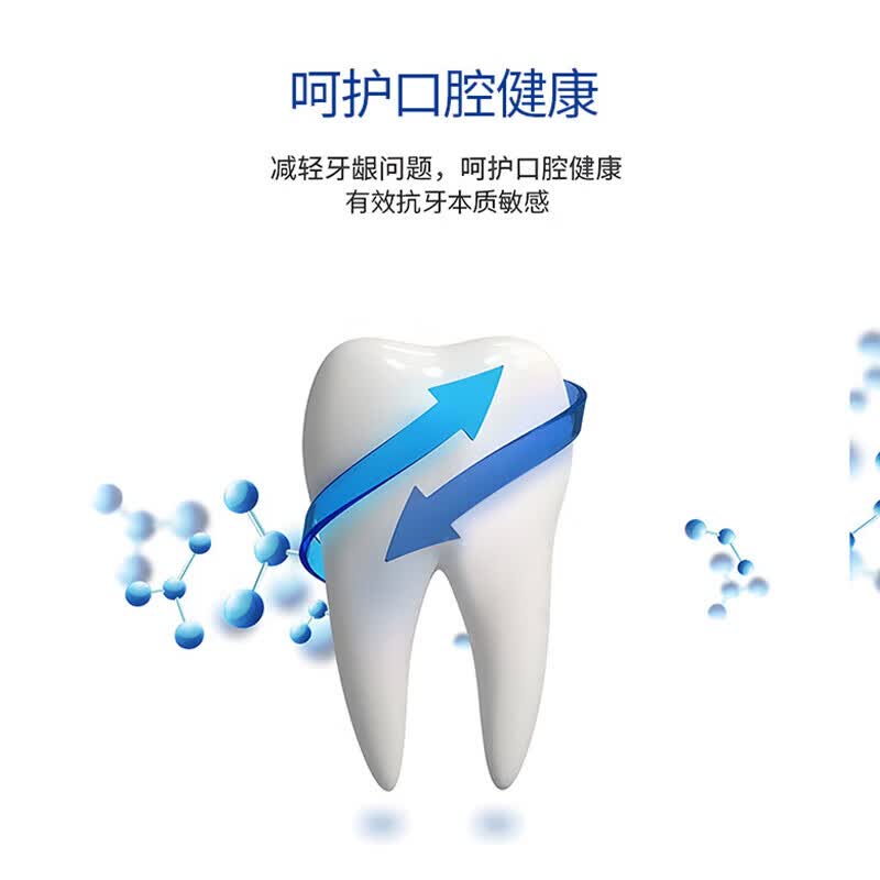 冷酸灵抗敏感清火护龈牙膏清新口气清洁护齿牙膏 极地白130g+抑菌抗敏140g*2+清火120g+护敏120g