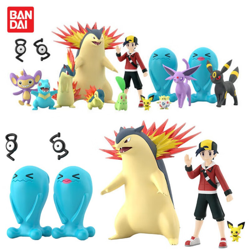 好沐音(haomuyin)正版宝可梦口袋火球鼠金银成都比例图鉴世界食玩 一