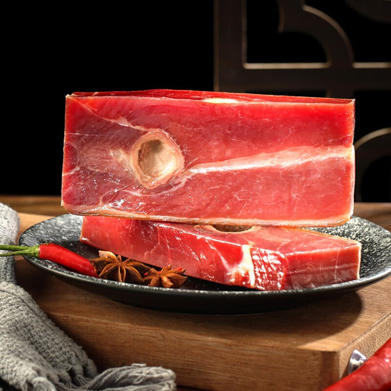 腿中王 金华老字号正宗特产火腿切片浙江土特产腊味自然块中方火腿肉